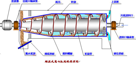 離心式污泥脫水機的原理結(jié)構(gòu)